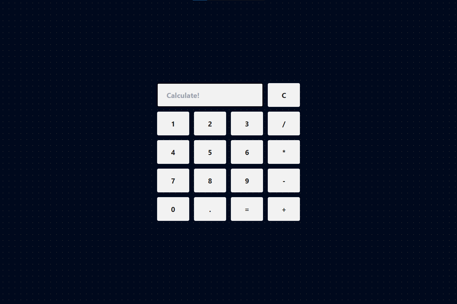 Calculator App screenshot