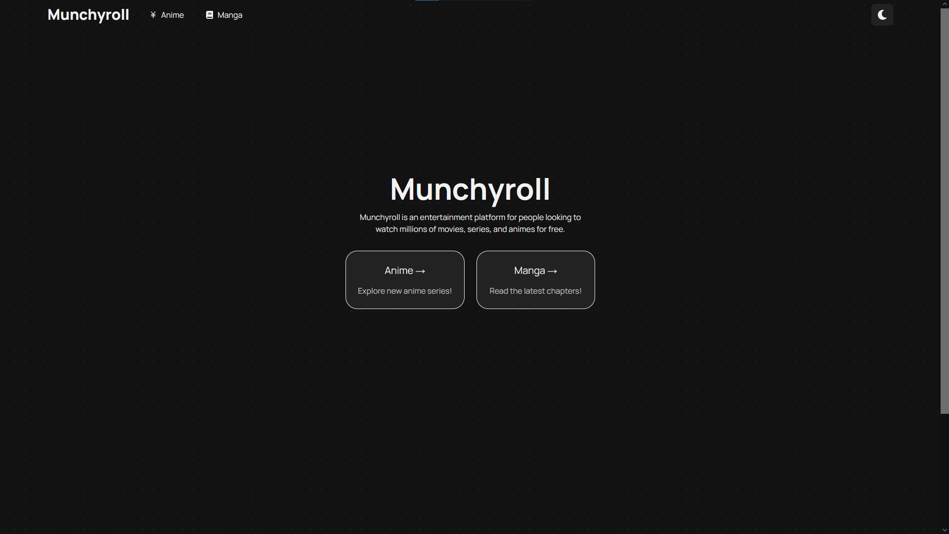 Munchyroll screenshot